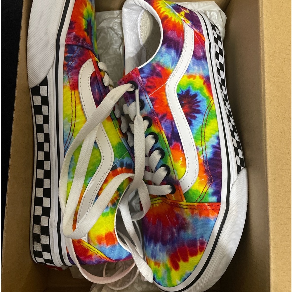 Multi colored vans